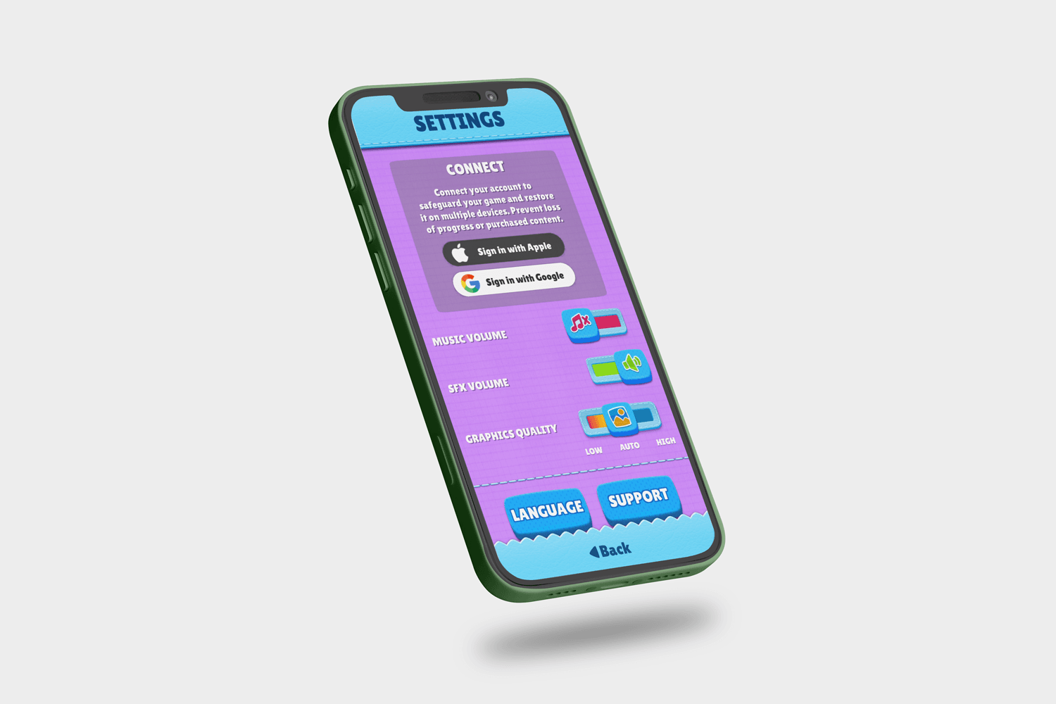 Designing the Settings Menu, Ultimate Sackboy